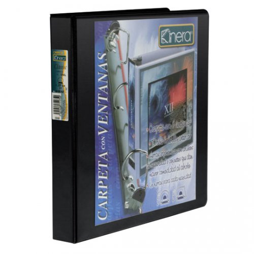 Binder 2pulg negro Kinera
