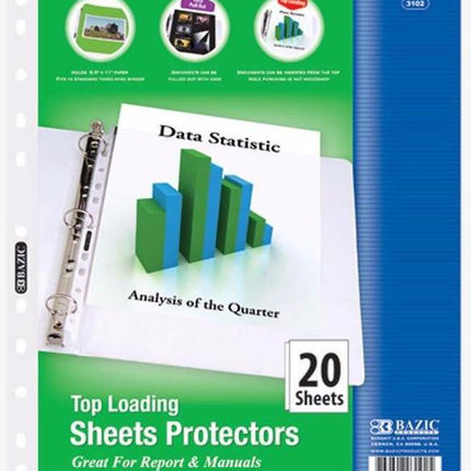 Hojas protectoras 20hjs Bazic